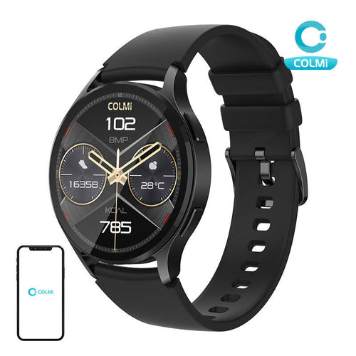 COLMi i28 Ultra - Montre connectée AMOLED IP68, noire : noir