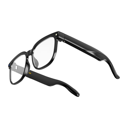 COLMi M02S - Lunettes audio IA à verres transparents : caméra 8 MP intégrée
