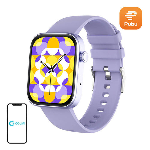 COLMi P71 - Montre connectée suivi santé 1,9 pouce, coloris violet - visuel 1