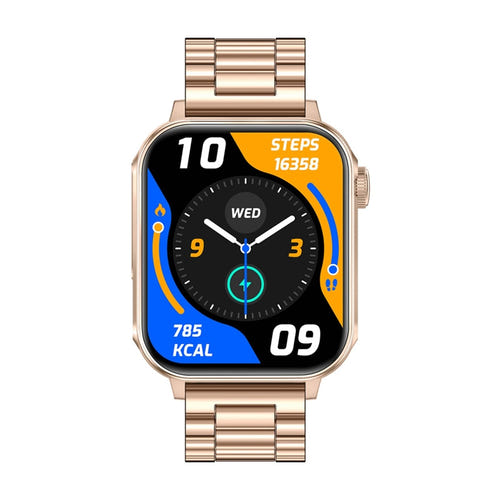 COLMi P80 - Montre connectée bracelet acier or : métal or détail
