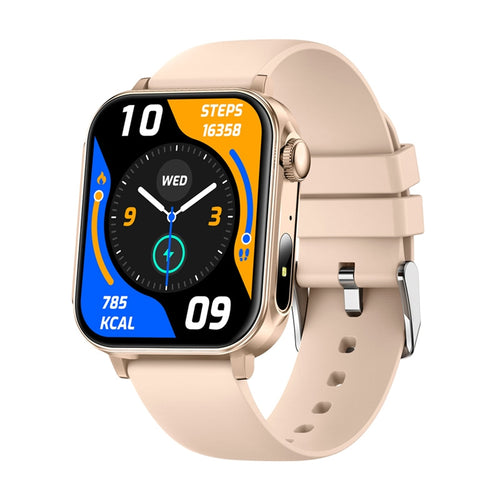 COLMi P80 - Montre connectée suivi cardiaque 8 canaux, bracelet silicone or - visuel 1