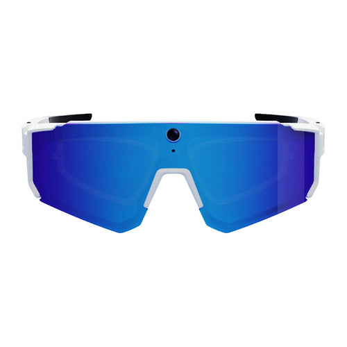 COLMi V06 - Lunettes de sport audio IA (blanc, verres bleus) - visuel 1