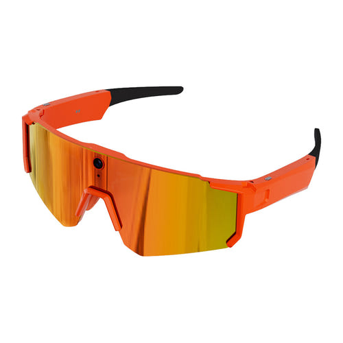 COLMi V06 - Lunettes de sport audio IA (orange) : monture orange galbée