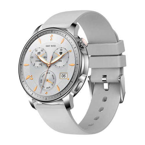 COLMi V65 - Montre connectée ronde AMOLED 1,32 pouce, coloris gris : cadran rond AMOLED v65