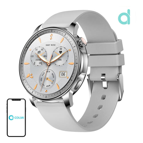COLMi V65 - Montre connectée ronde AMOLED 1,32 pouce, coloris gris - visuel 1