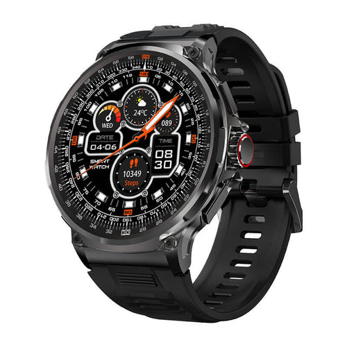 COLMi V69 - Montre connectée appels Bluetooth et suivi santé, noire : appel mains libres montre