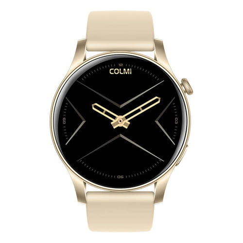 COLMi V73 - Montre connectée AMOLED 1,43 pouce avec assistant vocal, or : boîtier