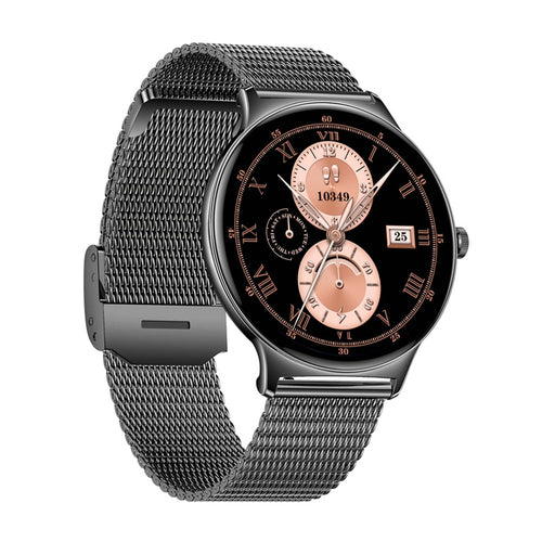 COLMi V89 - Montre connectée sport bracelet acier, noire : noir