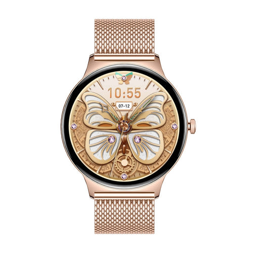 COLMi V89 - Montre connectée bracelet acier inoxydable, or : maillons métal poignet