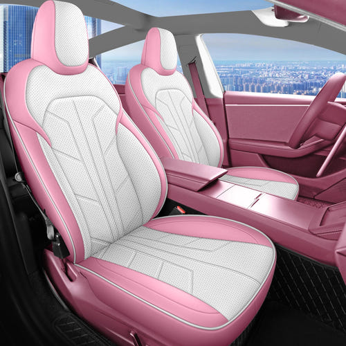 COTIAR - housses de sièges Tesla Model 3 2023-2024, 5 places, respirantes et imperméables : nid abeille