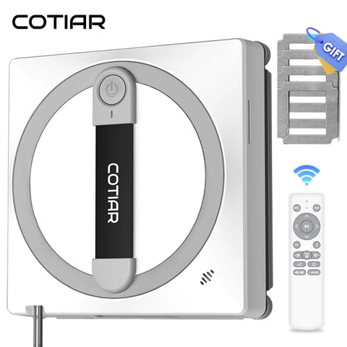 COTIAR Winbot - robot lave-vitres 9000 Pa, 5 trajets, télécommande et appli : cinq trajets