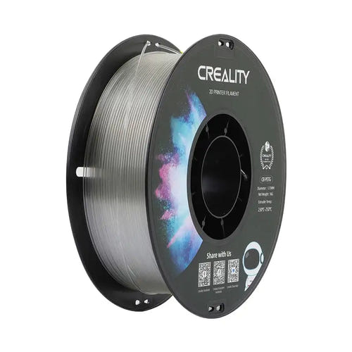 Creality CR-PETG - Filament 3D 1,75 mm 1 kg (transparent) : bobine PETG transparent
