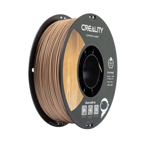 Creality CR-PLA Wood - Filament 3D effet bois 1,75 mm 1 kg, pin blanc (vue 1)