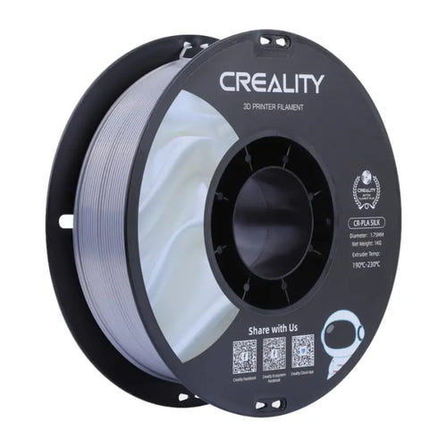 Creality CR-Silk - Filament PLA soie 1,75 mm 1 kg (argent) (vue 1)