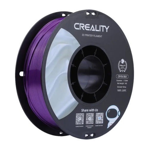 Creality CR-Silk PLA - Filament 3D effet soie 1,75 mm 1 kg, violet (vue 1)