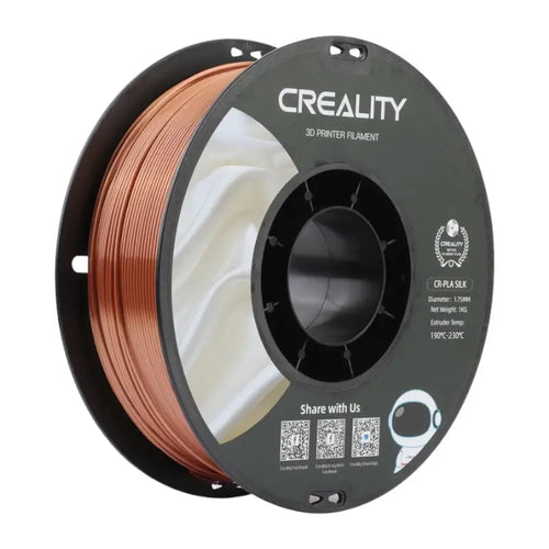 Creality CR-Silk - Filament PLA effet soie 1,75 mm 1 kg, cuivre rouge