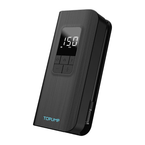 Cycplus A12 - pompe électrique portable 150 PSI, 5 modes : sacoche et adaptateurs