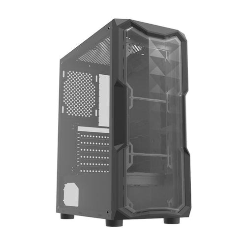 darkFlash - Boîtier PC Aquarius Acrylic façade diamant (noir)