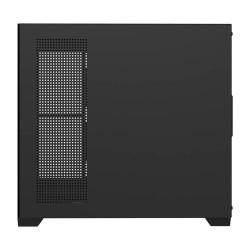 darkFlash - Boîtier PC C218M panoramique + 6 ventilateurs ARGB (noir) : intérieur
