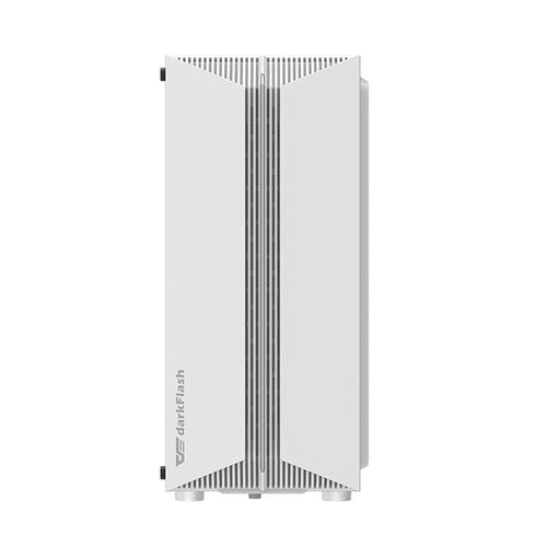 darkFlash - Boîtier PC DK151 LED façade ARGB + 3 ventilateurs RGB (blanc) : intérieur