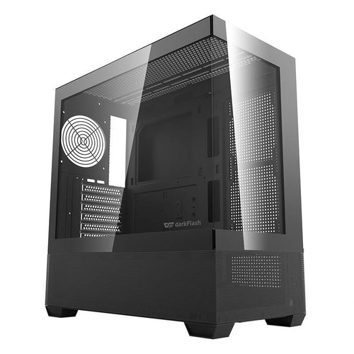darkFlash - Boîtier PC DS900 AIR ventilation renforcée (noir, sans ventilateurs) : vue ensemble