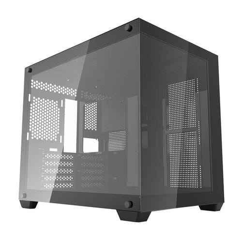 darkFlash C285MP - Boîtier PC micro-ATX à double vitrage 0,7 mm (noir) - visuel 1