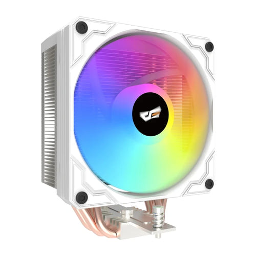 darkFlash M400 ARGB - Ventirad processeur blanc avec écran de température - visuel 1
