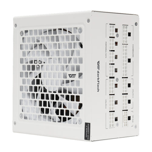darkFlash PMT1050 - Alimentation PC 1050 W ATX 3.1 (blanc) (vue 1)