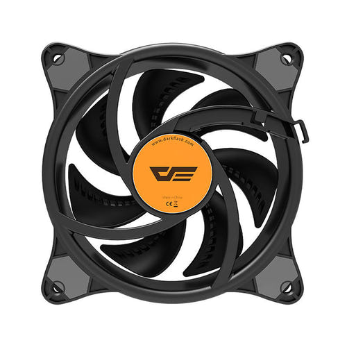 darkFlash - Ventilateur PC D1 LED 120 mm (anneau arc-en-ciel, 22 dBA) : détail
