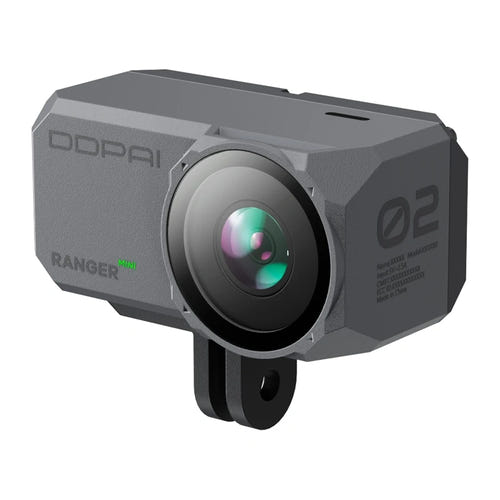 DDPAI Ranger M1 - caméra embarquée moto 3K étanche IP67 : vue trois quarts support