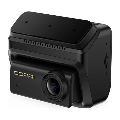 DDPAI Z90 2026 - dashcam 4K avant et caméra arrière 1440p, écran 3 pouces, GPS : vue trois quarts