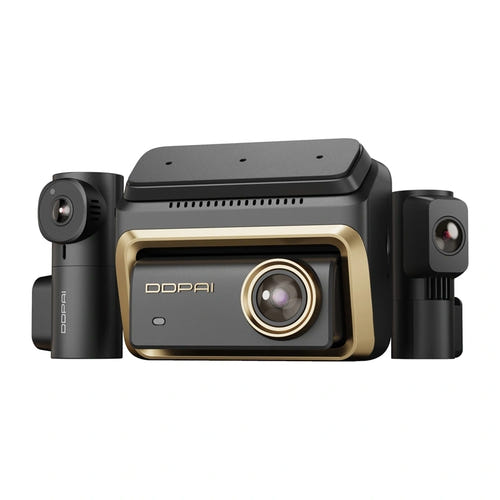 DDPAI Z90 Master - dashcam 4K avant et arrière, capteurs Sony STARVIS 2, écran 3 pouces : face avant objectif cuivre