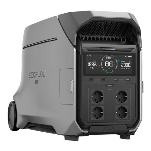 EcoFlow DELTA Pro 3 - station électrique portable 4096 Wh extensible : face avant