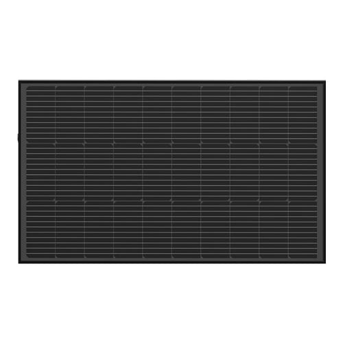 EcoFlow - Lot de 2 panneaux solaires rigides 100 W avec câbles MC4 : cadre aluminium anticorrosion
