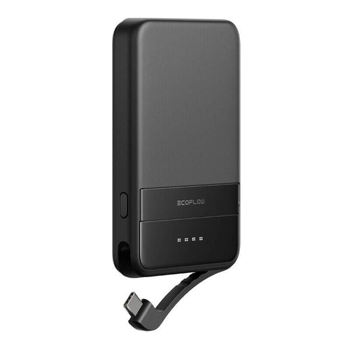 EcoFlow RAPID - batterie externe magnétique 5000 mAh noire sans fil : 5 000 mAh noire