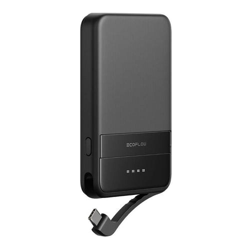 EcoFlow RAPID - batterie externe magnétique 5000 mAh noire sans fil : 5 000 mAh noire