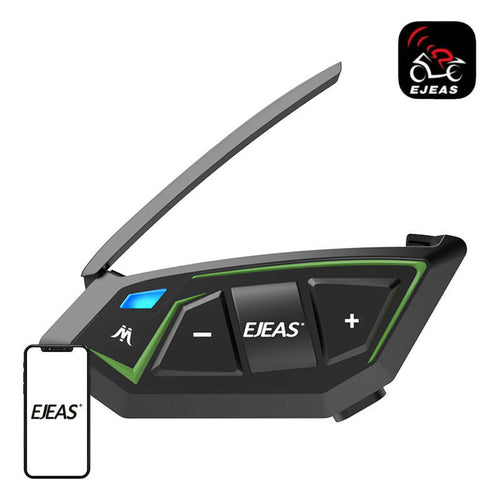 EJEAS MS8-SE - Intercom Mesh 3.0 pour casque moto, jusqu'à 6 motards