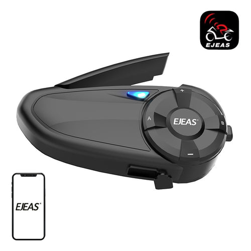 EJEAS Q7 - Intercom Bluetooth pour casque moto, groupe jusqu'à 7 motards