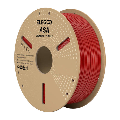 ELEGOO ASA Rouge - Filament 3D pour extérieur, 1,75 mm, 1 kg : bobine 1 kg