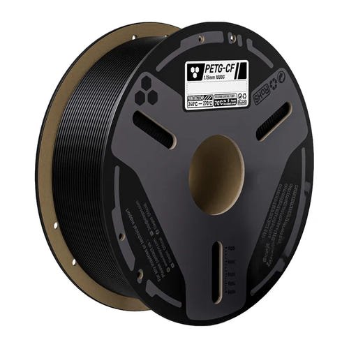 ELEGOO PETG-CF Carbone 0,5 kg - filament noir haute résistance pour impression 3D : bobine