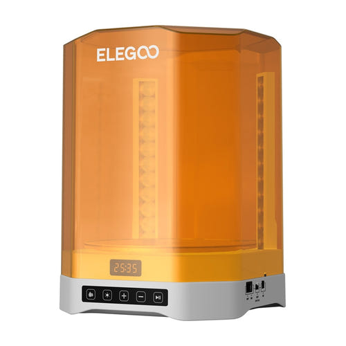 ELEGOO Mercury Plus 3.0 - Station de lavage et durcissement pour résine 3D : UV plateau rotatif