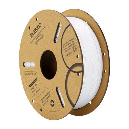ELEGOO PLA Blanc - Filament 3D 1,75 mm, bobine de 1 kg (vue 1)