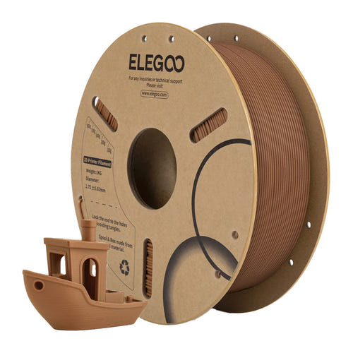 ELEGOO PLA Bois Chêne indien - Filament 3D effet bois chaud