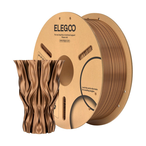 ELEGOO PLA Bronze - Filament 3D métallisé 1,75 mm, 1 kg : bobine 1 kg