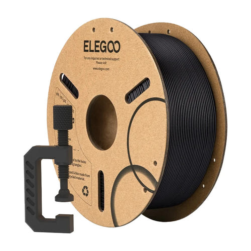 ELEGOO PLA-CF Noir - Filament 3D fibre de carbone 1,75 mm, 1 kg