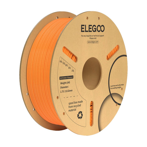 ELEGOO PLA+ Orange - Filament 3D 1,75 mm, bobine de 1 kg (vue 1)