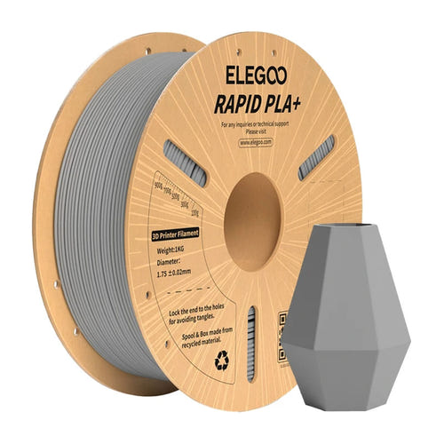 ELEGOO Rapid PLA+ Gris - Filament 3D rapide 1,75 mm, 1 kg