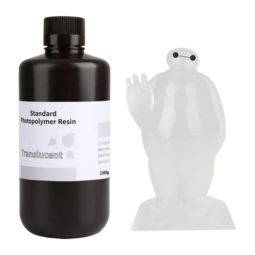 ELEGOO Standard 1.0 - Résine 3D translucide pour imprimante LCD et DLP - visuel 1