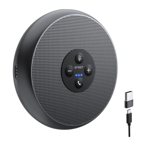 EMEET OfficeCore M1A - Enceinte de conférence USB-C certifiée Zoom : haut parleur USB-C portable bureau