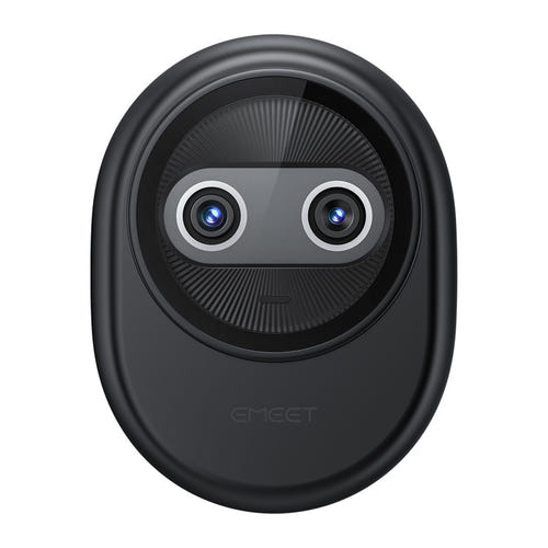 EMEET Piko - Webcam 4K double objectif à capteur Sony, noire : compacte